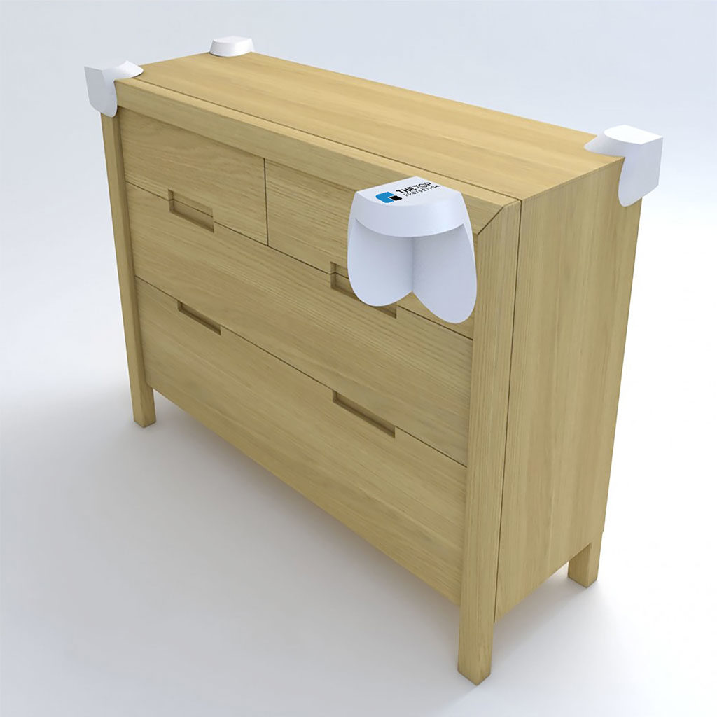 Protecteurs De Coins Métal 35mm - 4Pièces Pour Coffres, Caisses Et Meubles